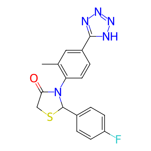 Chemical structure of BindingDB Monomer ID 426907