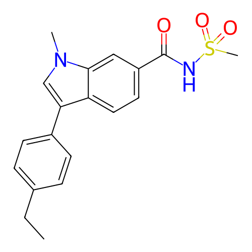 Chemical structure of BindingDB Monomer ID 429486