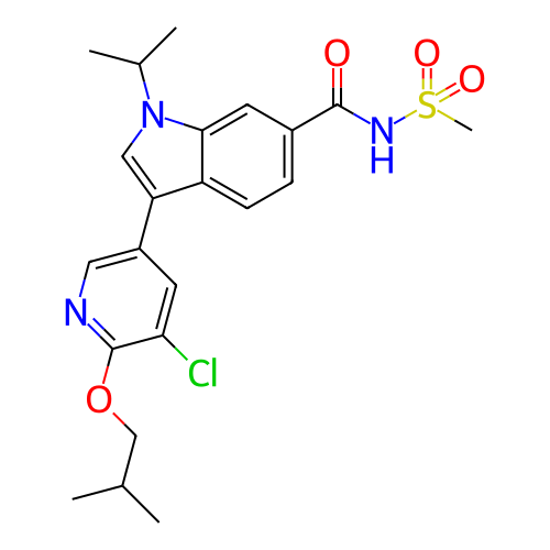 Chemical structure of BindingDB Monomer ID 429509