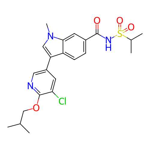Chemical structure of BindingDB Monomer ID 429517