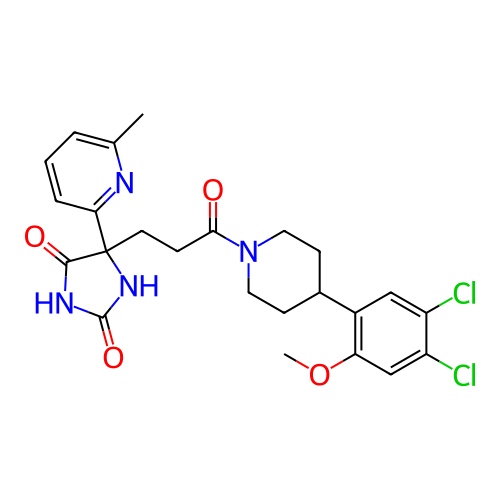 Chemical structure of BindingDB Monomer ID 429795