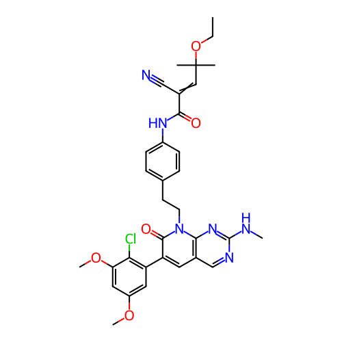 Chemical structure of BindingDB Monomer ID 430254
