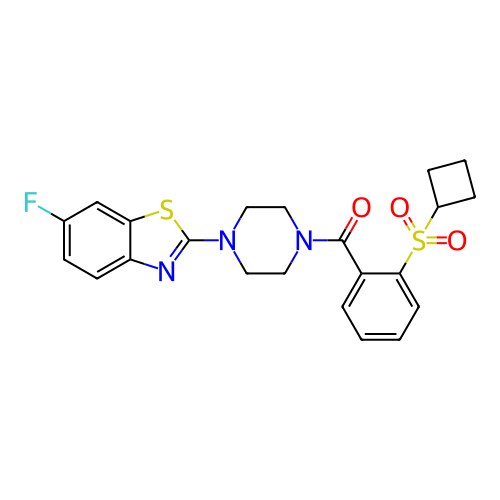 Chemical structure of BindingDB Monomer ID 430274