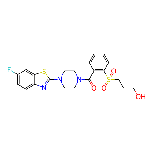 Chemical structure of BindingDB Monomer ID 430284