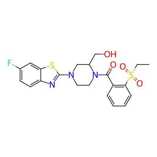 Chemical structure of BindingDB Monomer ID 430314