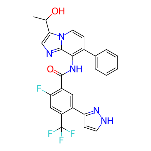 Chemical structure of BindingDB Monomer ID 430345