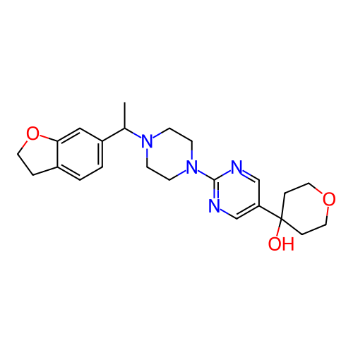 Chemical structure of BindingDB Monomer ID 430473