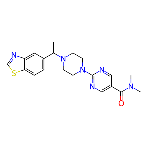 Chemical structure of BindingDB Monomer ID 430489