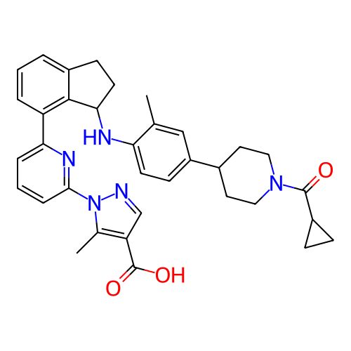 Chemical structure of BindingDB Monomer ID 430642