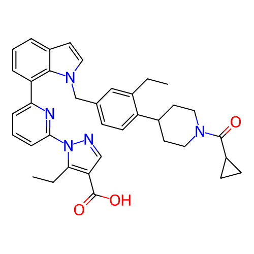 Chemical structure of BindingDB Monomer ID 430927
