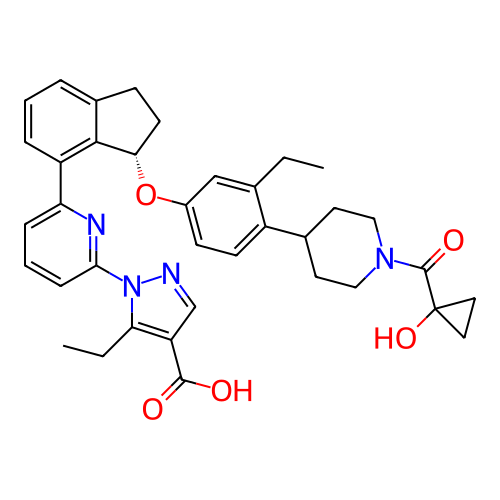Chemical structure of BindingDB Monomer ID 430947