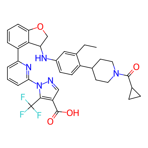 Chemical structure of BindingDB Monomer ID 430956