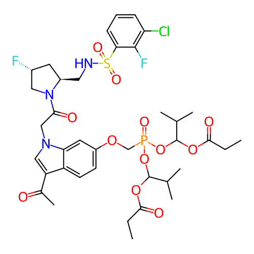 Chemical structure of BindingDB Monomer ID 431957
