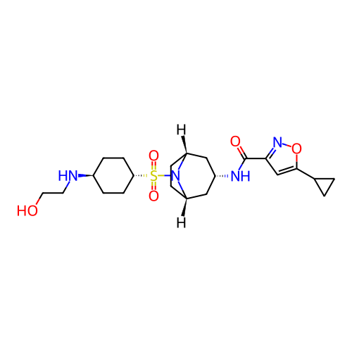 Chemical structure of BindingDB Monomer ID 433064