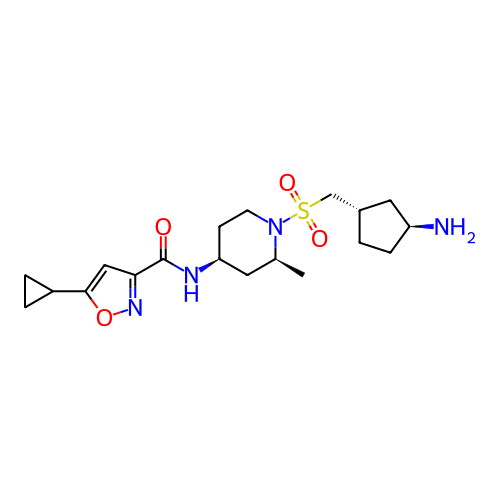 Chemical structure of BindingDB Monomer ID 433068