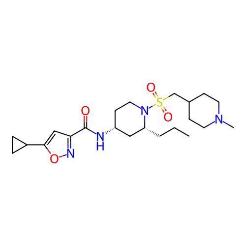 Chemical structure of BindingDB Monomer ID 433073