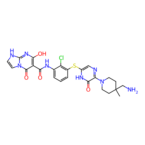 Chemical structure of BindingDB Monomer ID 433297