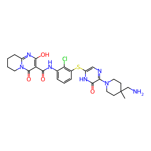 Chemical structure of BindingDB Monomer ID 433304