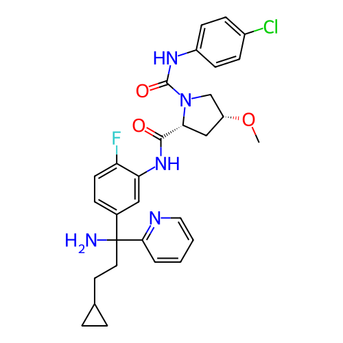 Chemical structure of BindingDB Monomer ID 433385