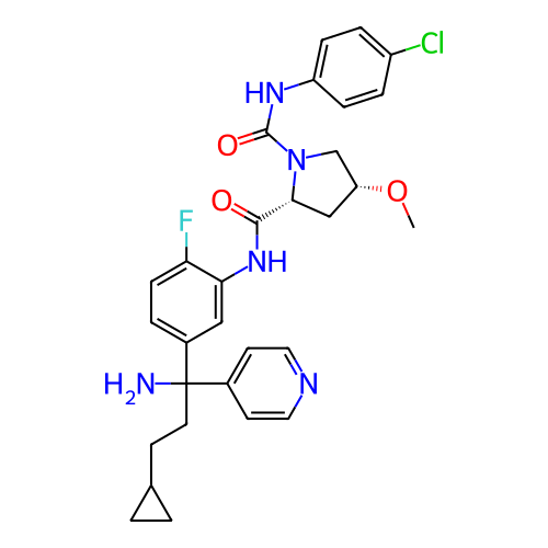 Chemical structure of BindingDB Monomer ID 433422