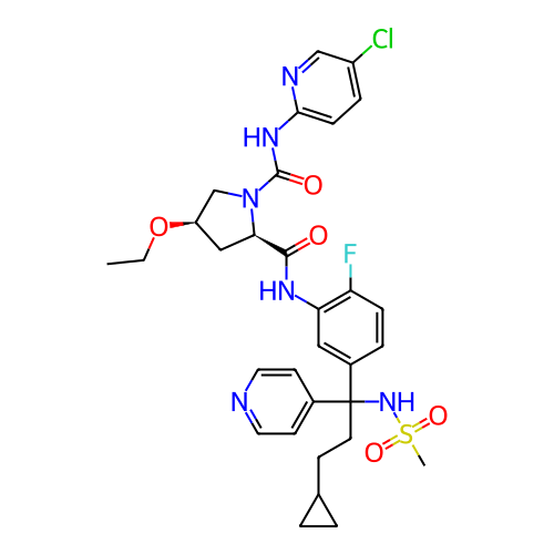 Chemical structure of BindingDB Monomer ID 433423