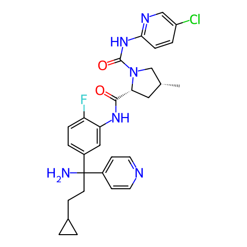 Chemical structure of BindingDB Monomer ID 433445