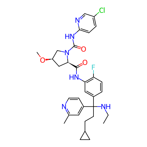 Chemical structure of BindingDB Monomer ID 433456