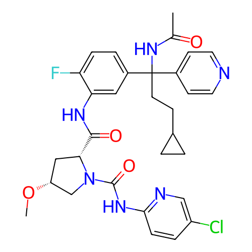 Chemical structure of BindingDB Monomer ID 433457