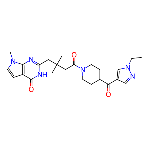 Chemical structure of BindingDB Monomer ID 435410