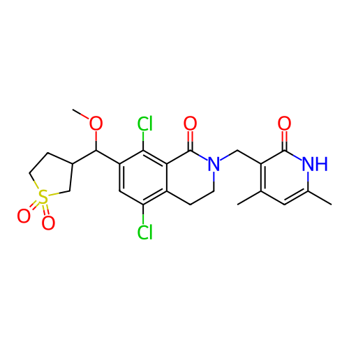 Chemical structure of BindingDB Monomer ID 435642