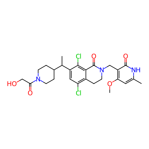 Chemical structure of BindingDB Monomer ID 435694