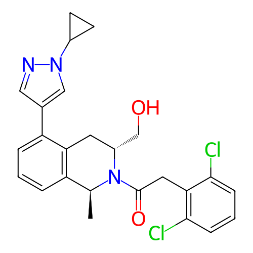 Chemical structure of BindingDB Monomer ID 435774
