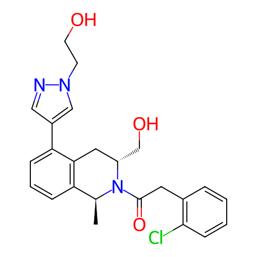 Chemical structure of BindingDB Monomer ID 435791