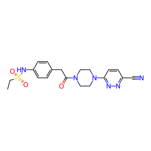Chemical structure of BindingDB Monomer ID 437182