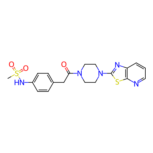 Chemical structure of BindingDB Monomer ID 437208