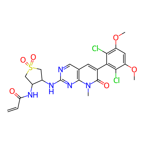 Chemical structure of BindingDB Monomer ID 438575