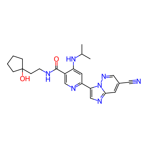 Chemical structure of BindingDB Monomer ID 438650