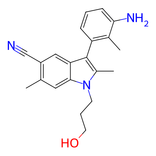 Chemical structure of BindingDB Monomer ID 439036