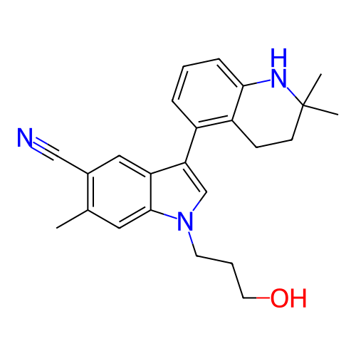 Chemical structure of BindingDB Monomer ID 439046