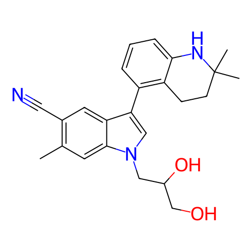 Chemical structure of BindingDB Monomer ID 439047