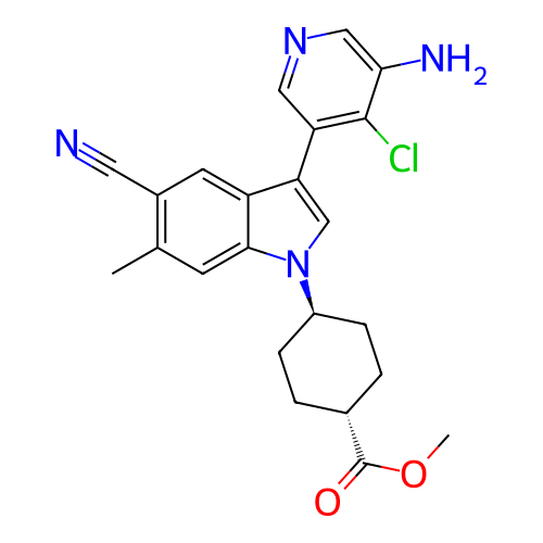 Chemical structure of BindingDB Monomer ID 439056