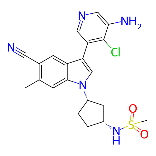 Chemical structure of BindingDB Monomer ID 439077