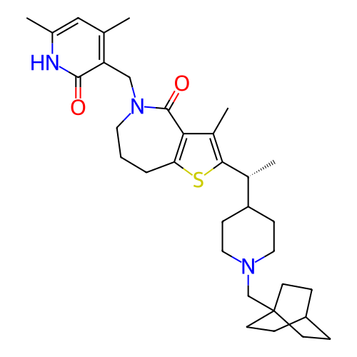 Chemical structure of BindingDB Monomer ID 439190