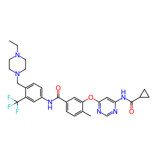Chemical structure of BindingDB Monomer ID 439305
