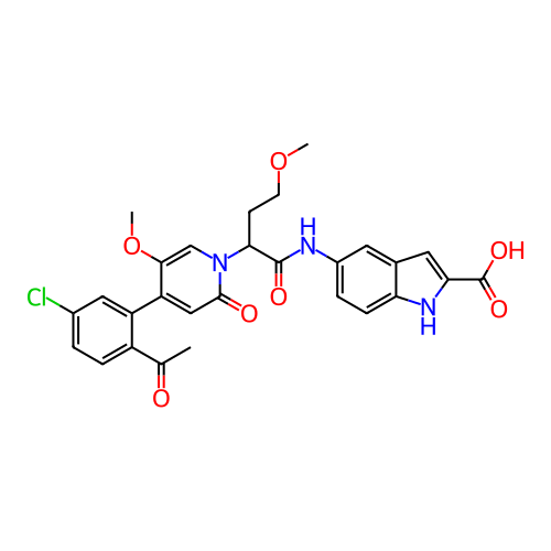 Chemical structure of BindingDB Monomer ID 439321