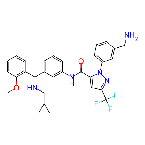 Chemical structure of BindingDB Monomer ID 439400