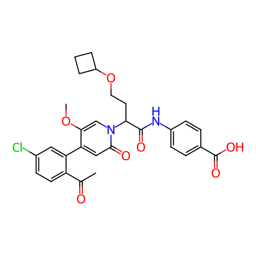 Chemical structure of BindingDB Monomer ID 439444
