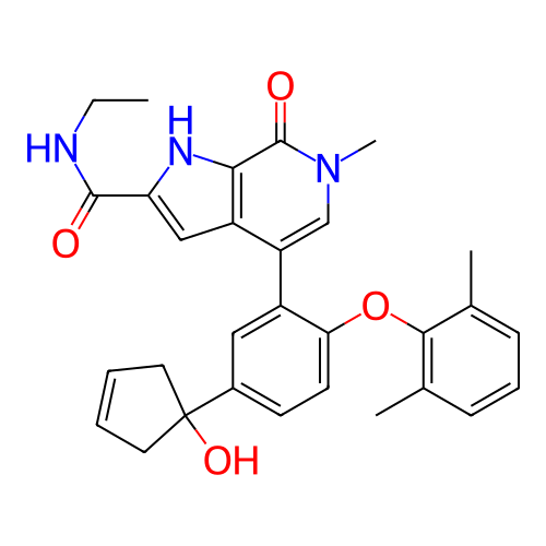 Chemical structure of BindingDB Monomer ID 439463
