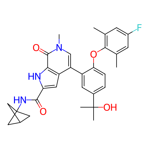 Chemical structure of BindingDB Monomer ID 439540