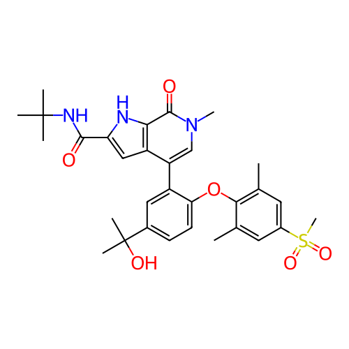 Chemical structure of BindingDB Monomer ID 439555